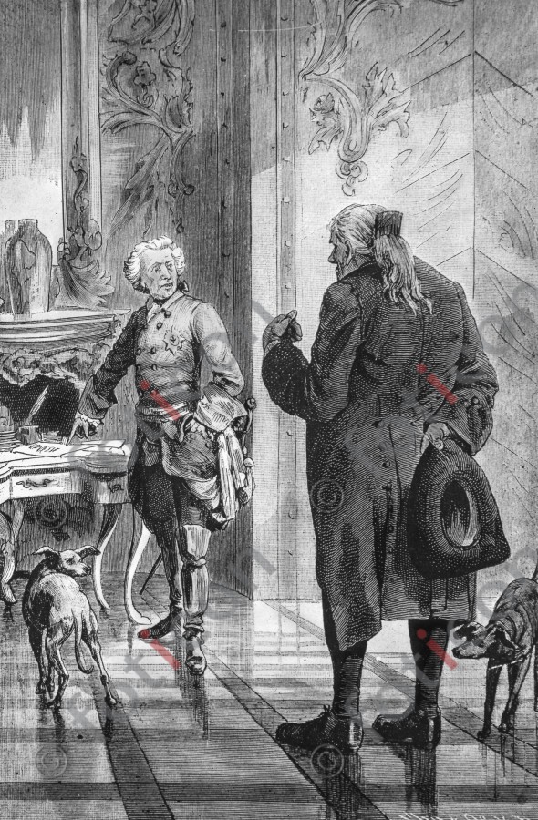 Friedrich der Große und der Müller Arnold ; Frederick the Great and the Miller Arnold (foticon-simon-190-055-sw.jpg)